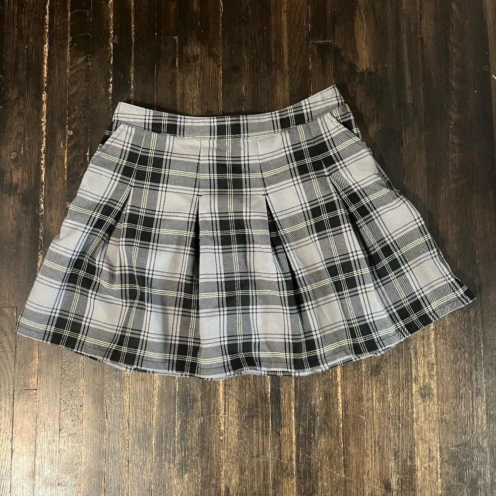 Dixxon | "As If" | Pleated Plaid Skirt